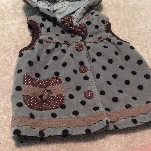 Girls Vest Jacket with Hood Toddler Fall/Spring 3T - Picture 2 of 11